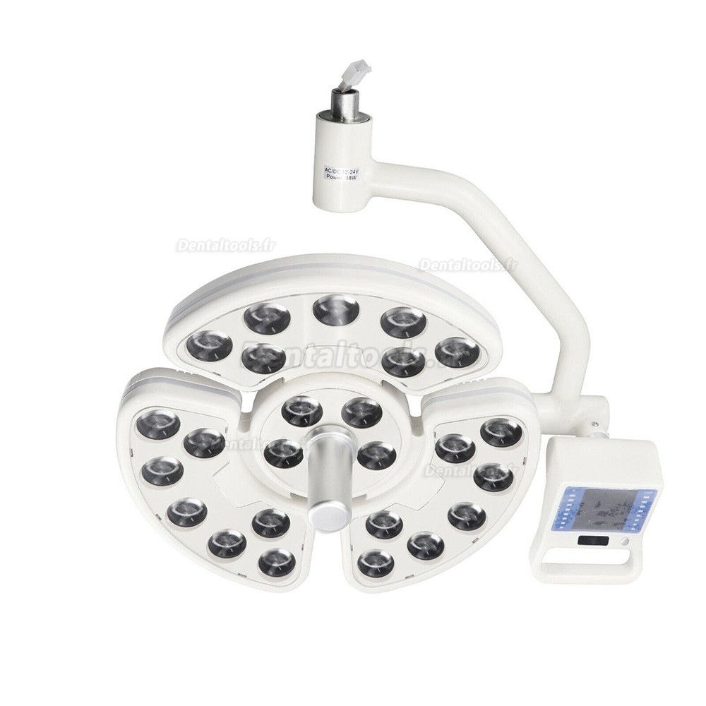 Lampe chirurgicale sans ombre montée au plafond dentaire scialytique dentaire plafonnier 52 LED KY-P138-2